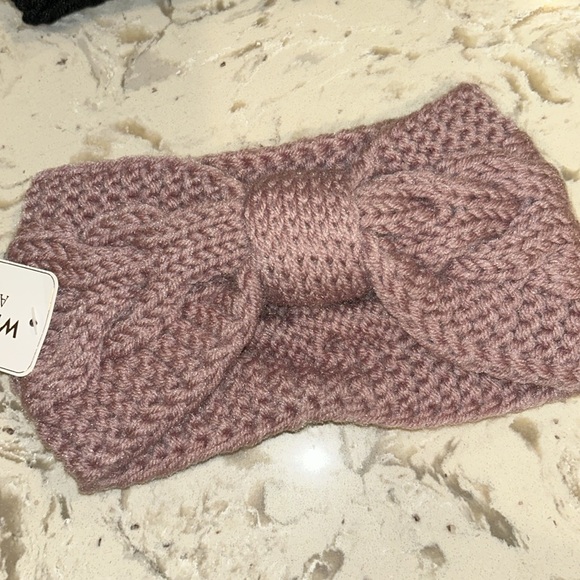 CROCHET ACRYLIC KNIT HEADBANDS/EAR COVERS SET OF 3 NWT - Picture 2 of 5